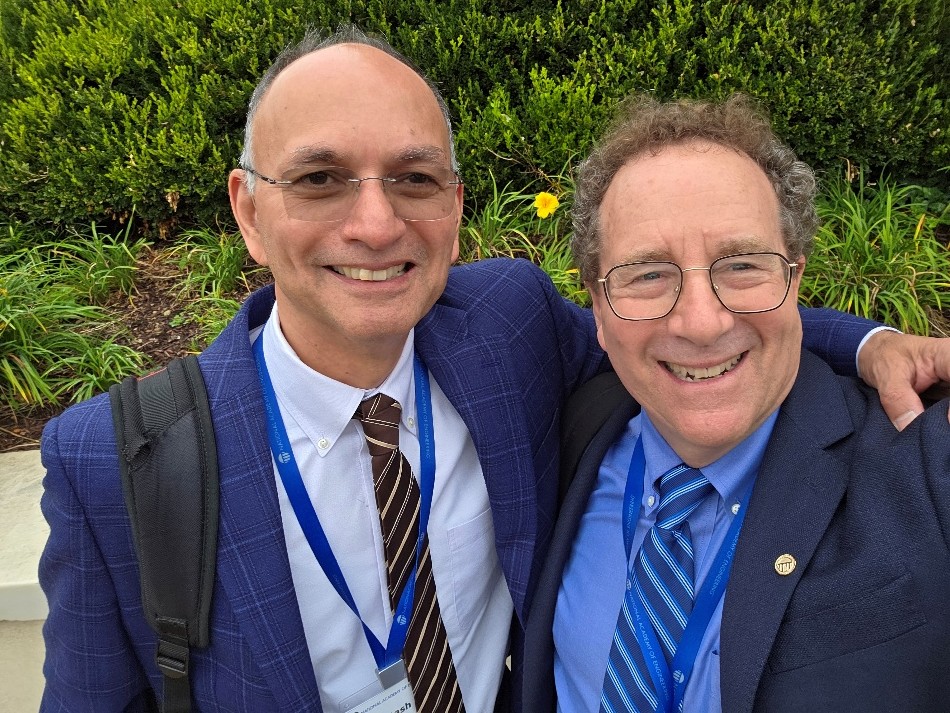 Prof. Balsara and Prof. Cramer at NAE